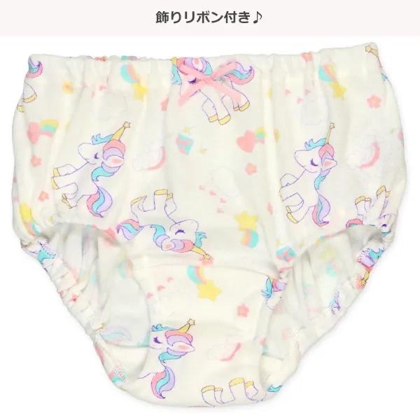 西松屋 女童三角內褲 四件組 獨角獸・甜點 (100cm/110cm/120cm/130cm)-細節圖3