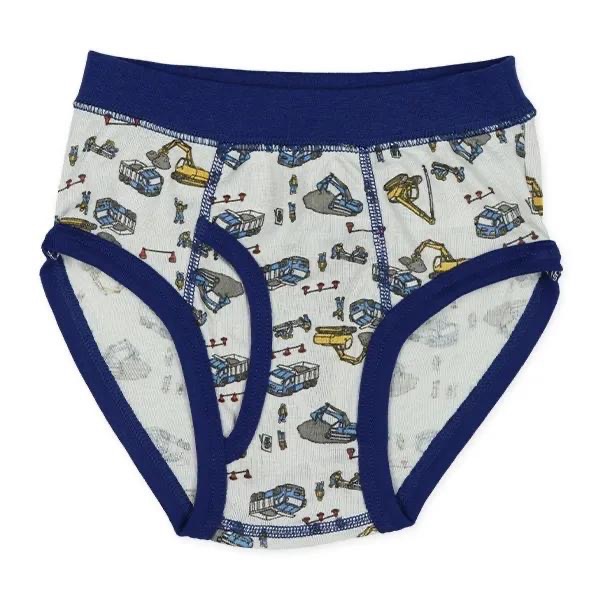 西松屋 男童 三角內褲 四件組 工事車輛  (100cm/110cm/120cm/130cm)-細節圖3