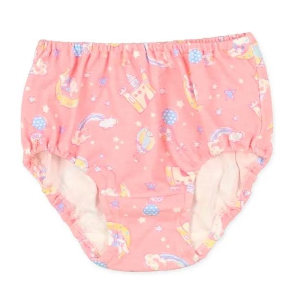 西松屋 全棉女童內褲 熊・月亮・甜點・蝴蝶結・城堡 五件組(100cm/110cm/120cm)-細節圖5