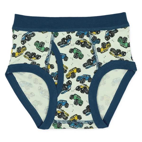 西松屋 男童 三角內褲 四件組 工作車・越野車  (100cm/110cm/120cm)-細節圖3