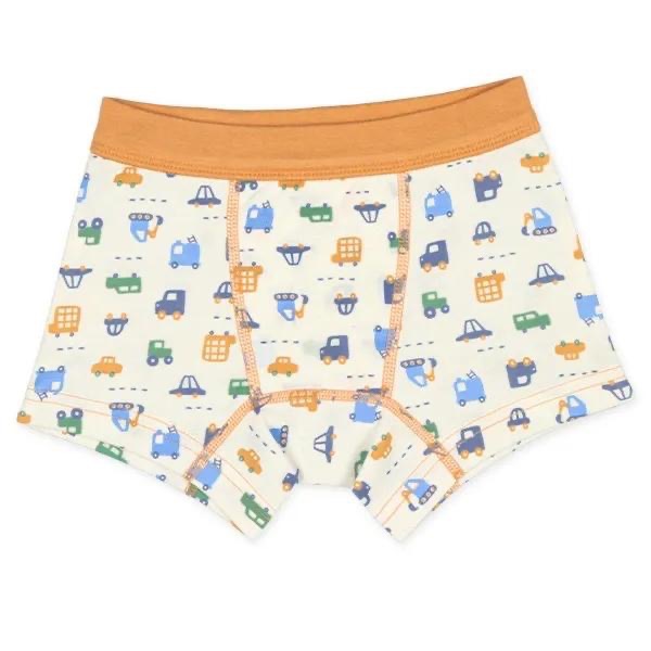 西松屋 男童 四角內褲 四件組 汽車・迷彩・條紋 (100cm/110cm/120cm/130cm)-細節圖2