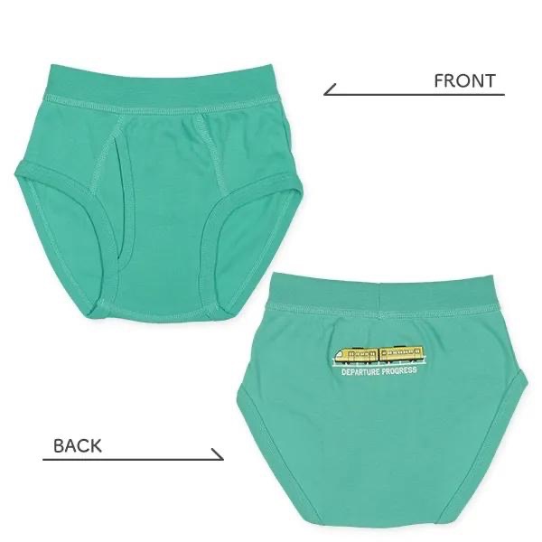 西松屋 男童 三角內褲 四件組 電車・星  (100cm/110cm/120cm)-細節圖2