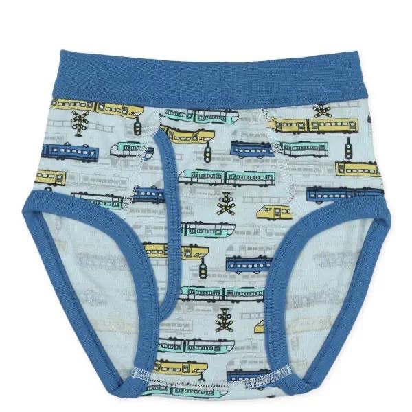 西松屋 男童 三角內褲 四件組 電車・星  (100cm/110cm/120cm)-細節圖3