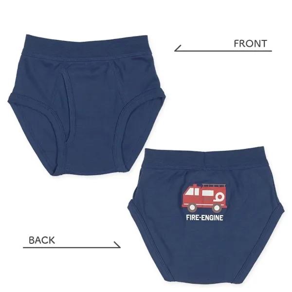 西松屋 男童 三角內褲 四件組 工作車  (100cm/110cm/120cm)-細節圖2