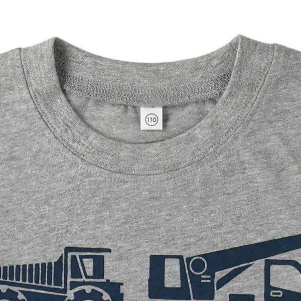 西松屋 全棉工作車・汽車長袖上衣 三款 (100cm/110cm/120cm/130cm)-細節圖5