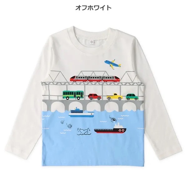 西松屋 全棉工作車・汽車長袖上衣 三款 (100cm/110cm/120cm/130cm)-規格圖9