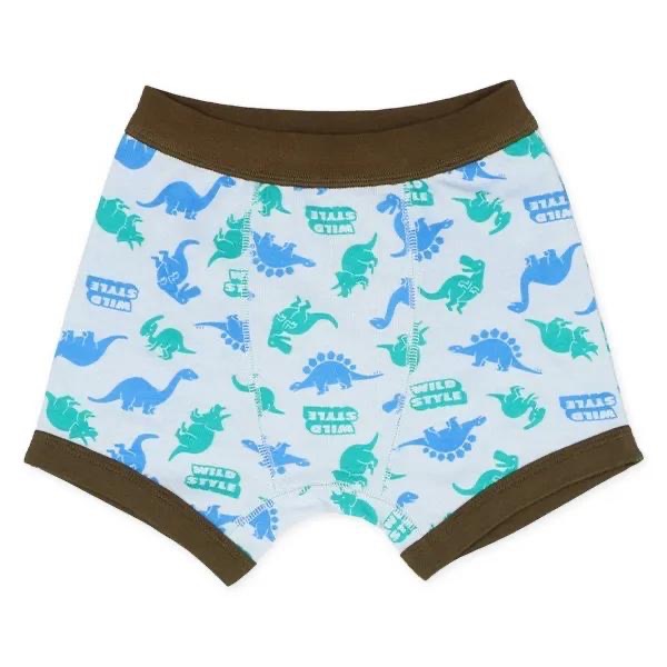 西松屋 男童 四角內褲 四件組 恐龍剪影 (110cm/120cm/130cm)-細節圖5