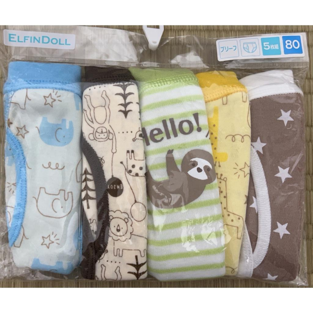 西松屋 男童 三角內褲 交通工具·動物 五件組  (80CM/90CM/95CM)-細節圖7