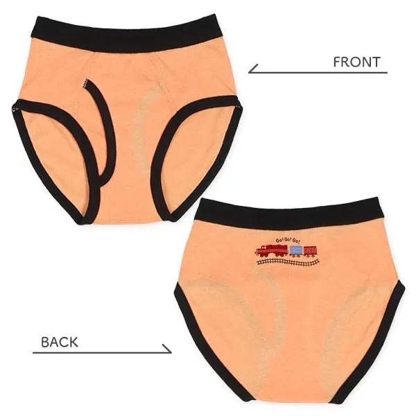 西松屋 男童三角褲四件組 電車 (100cm/110cm/120cm)-細節圖2