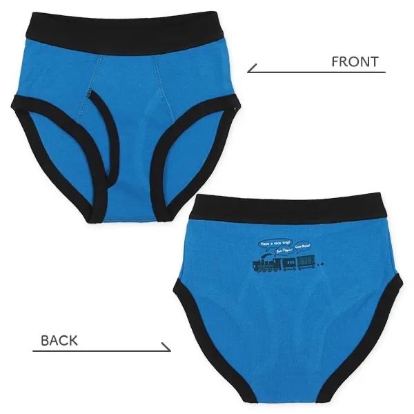 西松屋 男童三角褲四件組 電車 (100cm/110cm/120cm)-細節圖3