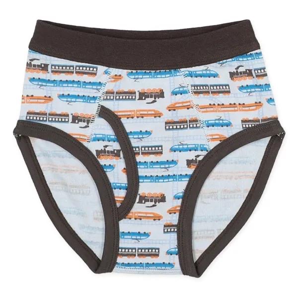 西松屋 男童三角褲四件組 電車 (100cm/110cm/120cm)-細節圖4