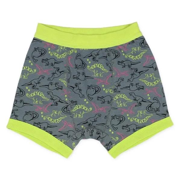 西松屋 男童 四角內褲 四件組 恐龍·霓虹燈 (110cm/120cm/130cm)-細節圖4