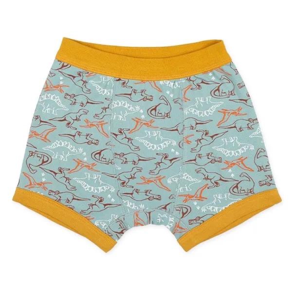 西松屋 男童 四角內褲 四件組 恐龍·霓虹燈 (110cm/120cm/130cm)-細節圖5