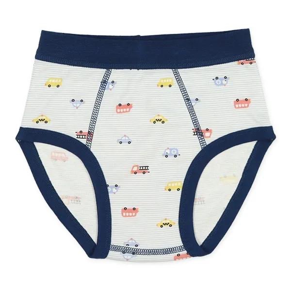 西松屋 男童三角褲五件組 電車・汽車・工作動物 (100cm/110cm/120cm)-細節圖3