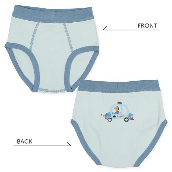 西松屋 男童三角褲五件組 電車・汽車・工作動物 (100cm/110cm/120cm)-細節圖5