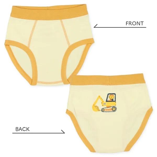 西松屋 男童三角褲五件組 電車・汽車・工作動物 (100cm/110cm/120cm)-細節圖6