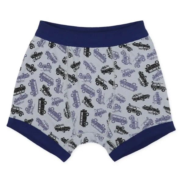 西松屋 男童 四角內褲 四件組 經典車 (110cm/120cm/130cm)-細節圖4