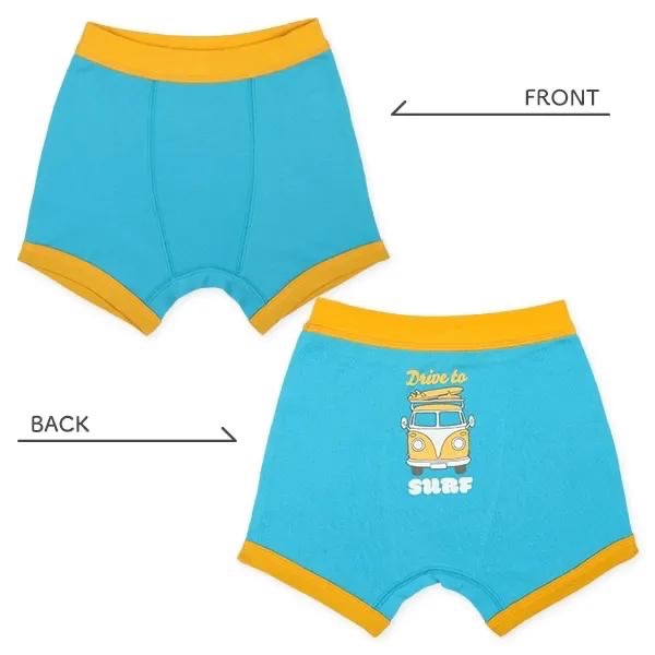 西松屋 男童四角褲四件組 電車 (100cm/110cm/120cm)-細節圖2