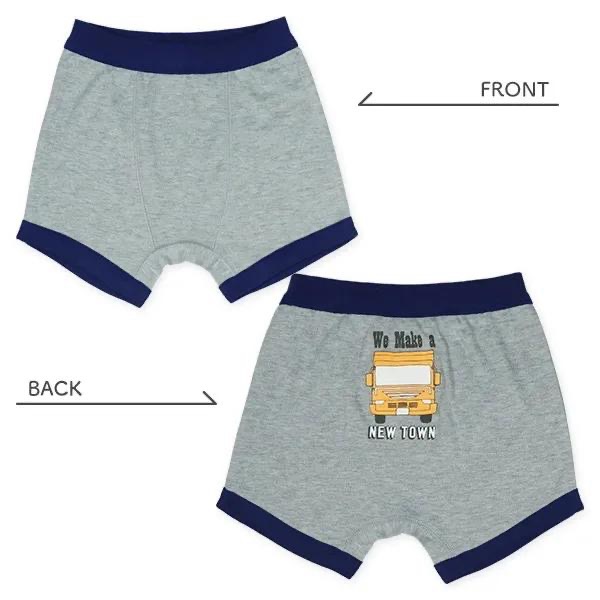 西松屋 男童四角褲四件組 電車 (100cm/110cm/120cm)-細節圖3