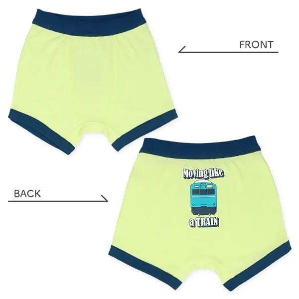 西松屋 男童四角褲四件組 電車 (100cm/110cm/120cm)-細節圖5