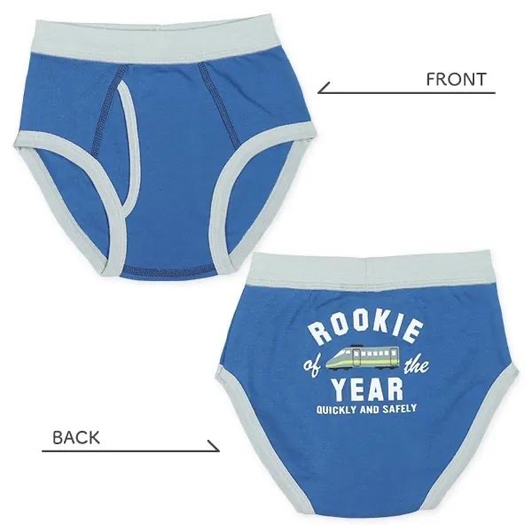 西松屋 男童三角內褲四件組 電車・工作車(100cm/110cm/120cm)-細節圖2