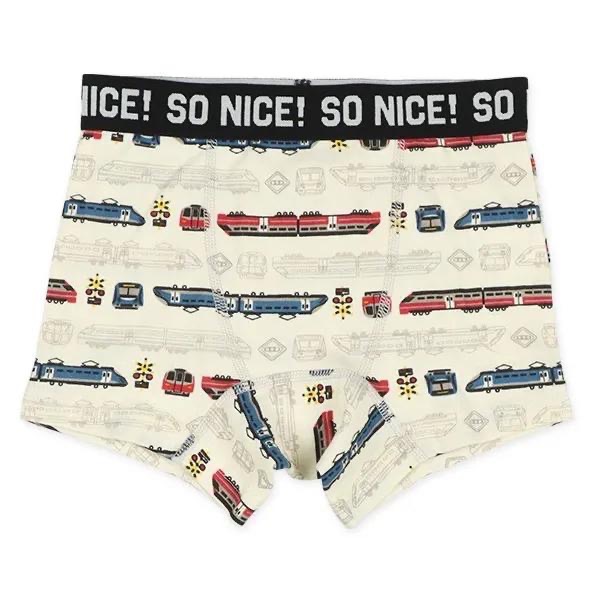 西松屋 男童四角褲四件組 恐龍・電車 (100cm/110cm/120cm/130cm)-細節圖4