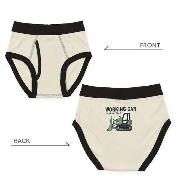 西松屋 男童三角內褲四件組 工作汽車 (100cm/110cm/120cm)-細節圖2