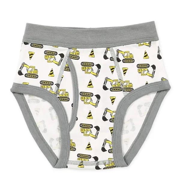 西松屋 男童三角內褲四件組 工作汽車 (100cm/110cm/120cm)-細節圖3