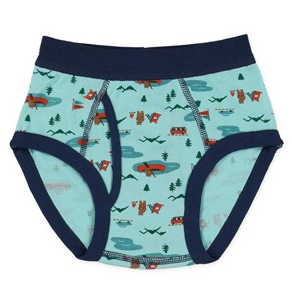 西松屋 男童三角內褲四件組 熊・戶外  (100cm/110cm/120cm/130cm)-細節圖5