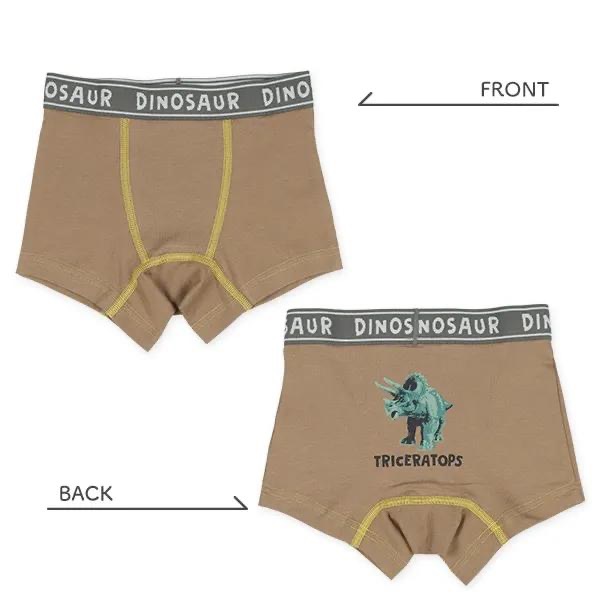 西松屋 男童四角褲四件組 恐龍  (110cm/120cm/130cm/140cm)-細節圖8