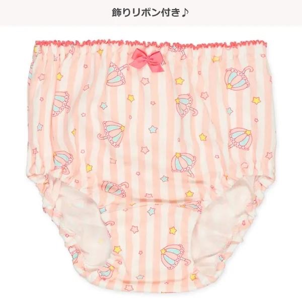 西松屋 女童全棉內褲四件組 彩虹·獨角獸 (100cm/110cm/120cm)-細節圖4