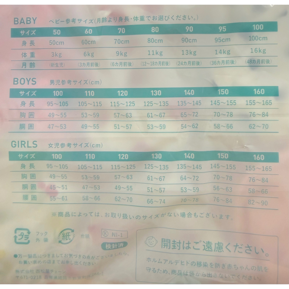 西松屋 女童內褲五件組 愛心 (80cm)-細節圖7