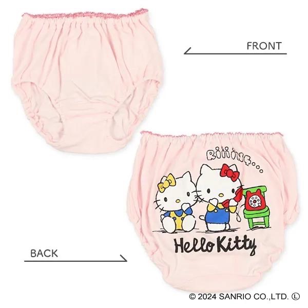 西松屋 女童 全棉三角內褲 Hello Kitty凱蒂貓三件組 (100cm/110cm//120cm)-細節圖2