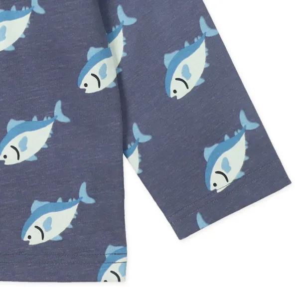 西松屋 全棉 章魚燒/握壽司 長袖上衣 (80cm/90cm/95cm)-細節圖6