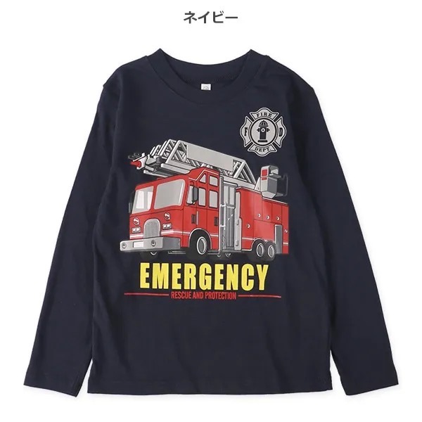 西松屋 全棉工作汽車長袖上衣 四款 (100cm/110cm/120cm)-規格圖8