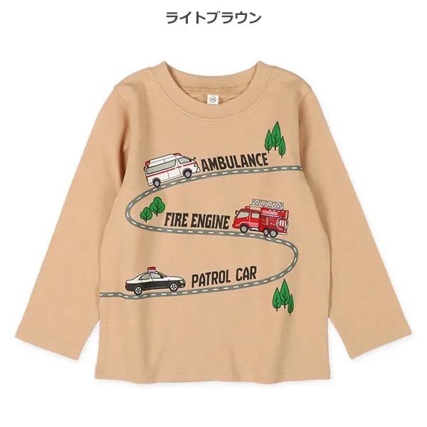 西松屋 全棉工作車長袖上衣 灰/棕 (90cm/95cm)-細節圖7
