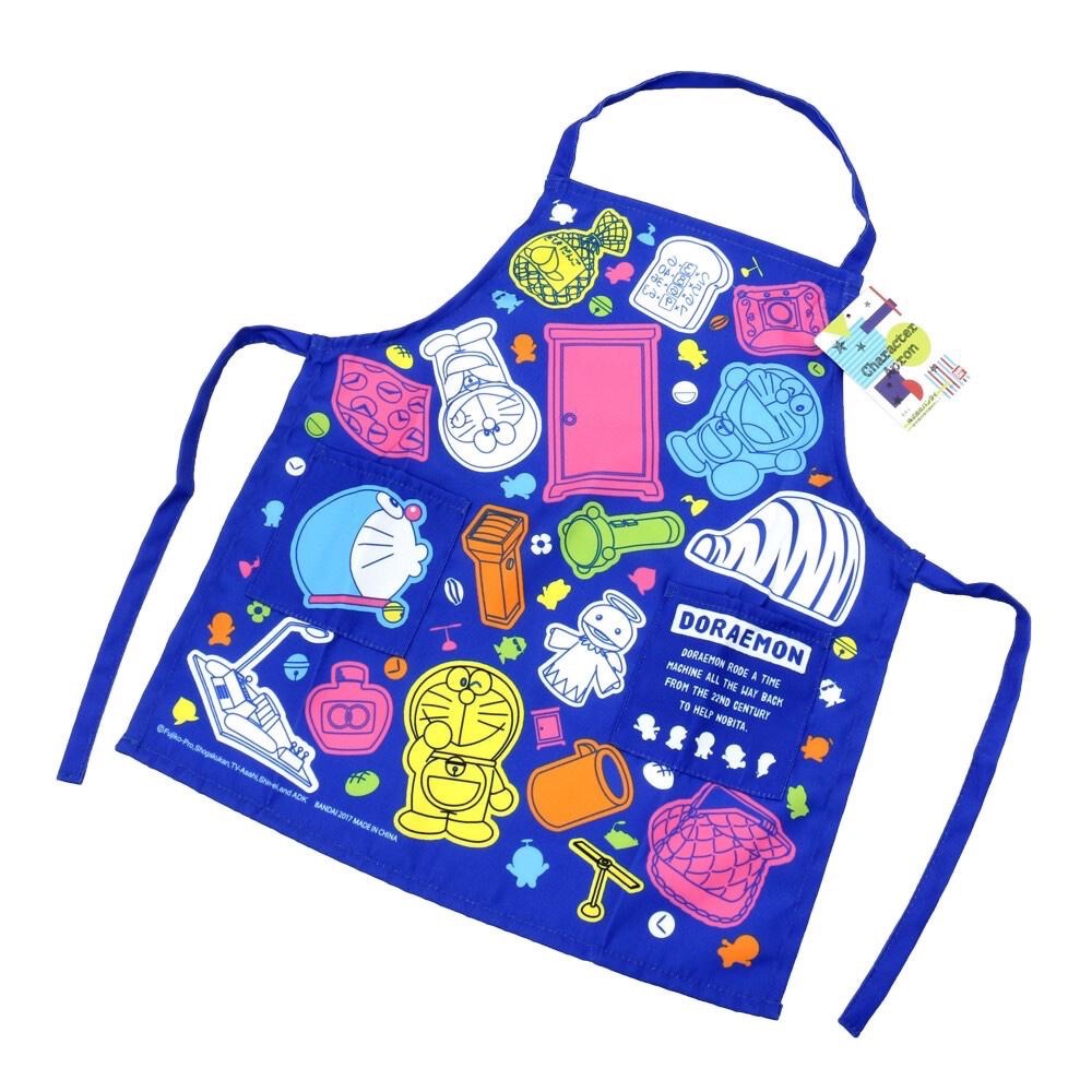 日本 兒童圍裙 TOMICA/Hello Kitty/哆啦A夢/拉拉熊/新幹線(100cm/110cm)-細節圖3