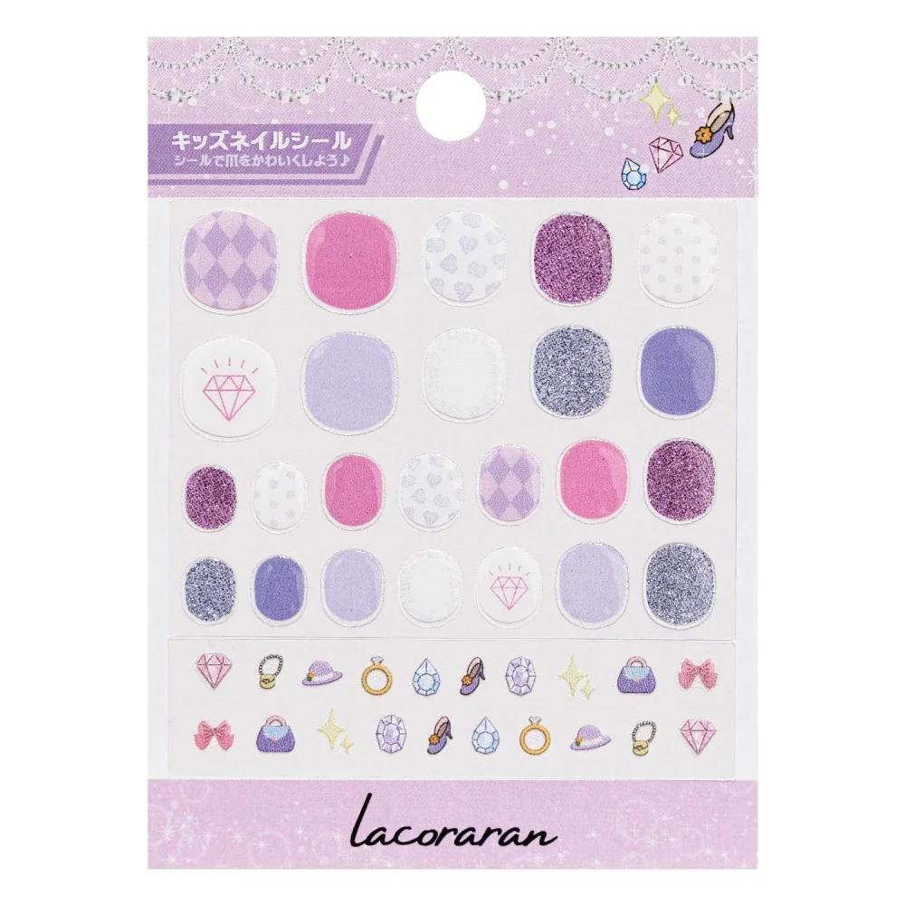 日本 lacoraran 兒童指甲貼紙 共七款-細節圖7