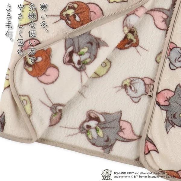 西松屋 冬季保暖防踢背心 湯姆貓與傑利鼠 (適用年齡:1~8歲)-細節圖6