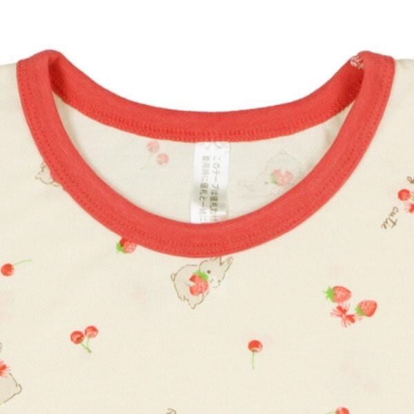 西松屋 長袖睡衣 檸檬/兔子水果(130cm) 家居服-細節圖2