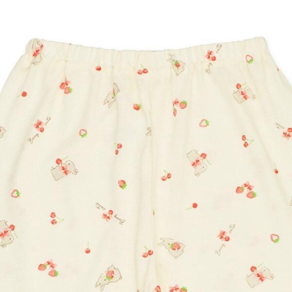 西松屋 長袖睡衣 檸檬/兔子水果(130cm) 家居服-細節圖3