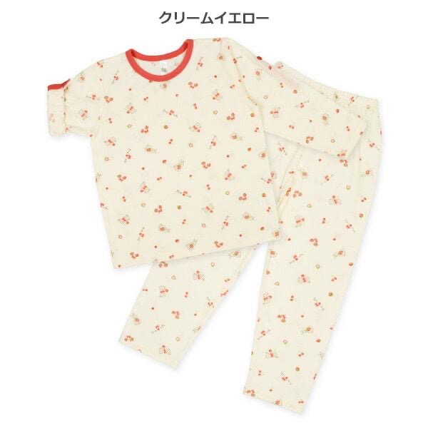 西松屋 長袖睡衣 檸檬/兔子水果(130cm) 家居服-細節圖5