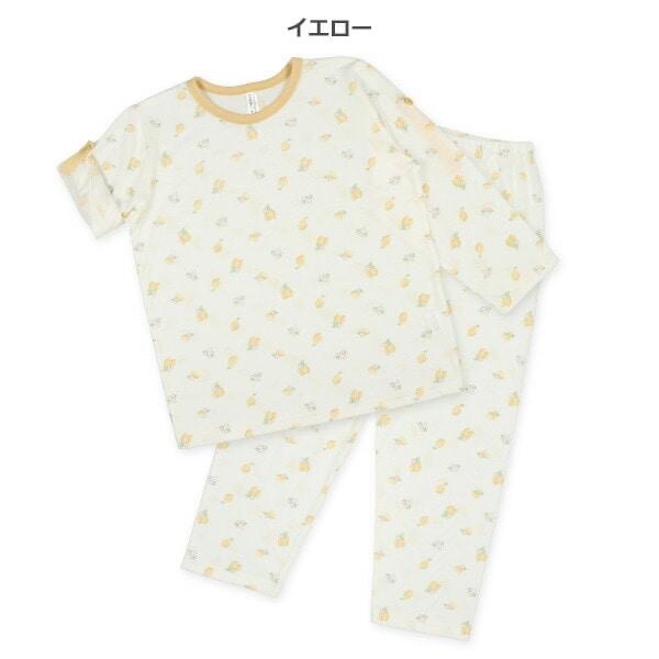 西松屋 長袖睡衣 檸檬/兔子水果(130cm) 家居服-細節圖6
