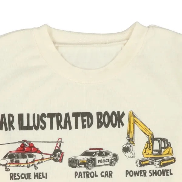 西松屋 ALL SEASON 長袖套裝 工作車 (100cm/110cm/120cm)-細節圖3