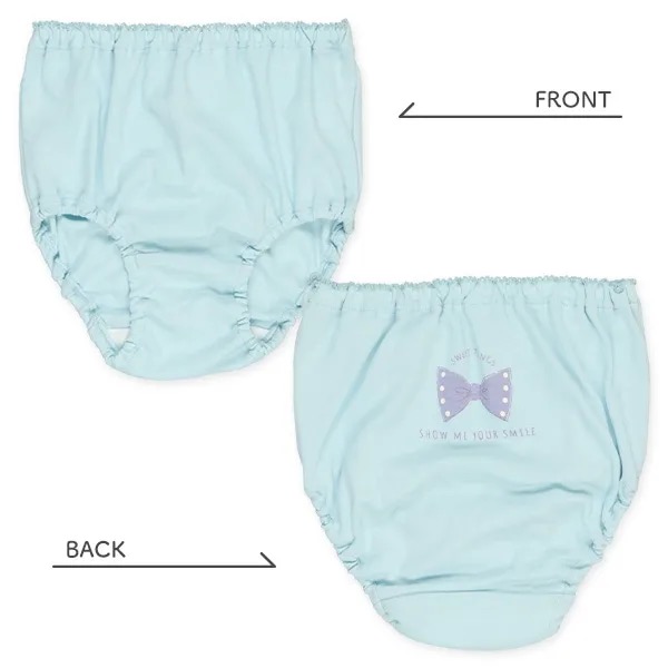 西松屋 女童純棉內褲四件組 絲帶·甜點·圓點 (110cm/120cm/130cm)-細節圖2