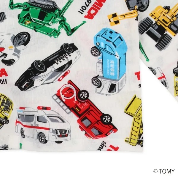 西松屋 TOMICA 滿版長袖上衣  (100cm/110cm/120cm)-細節圖6
