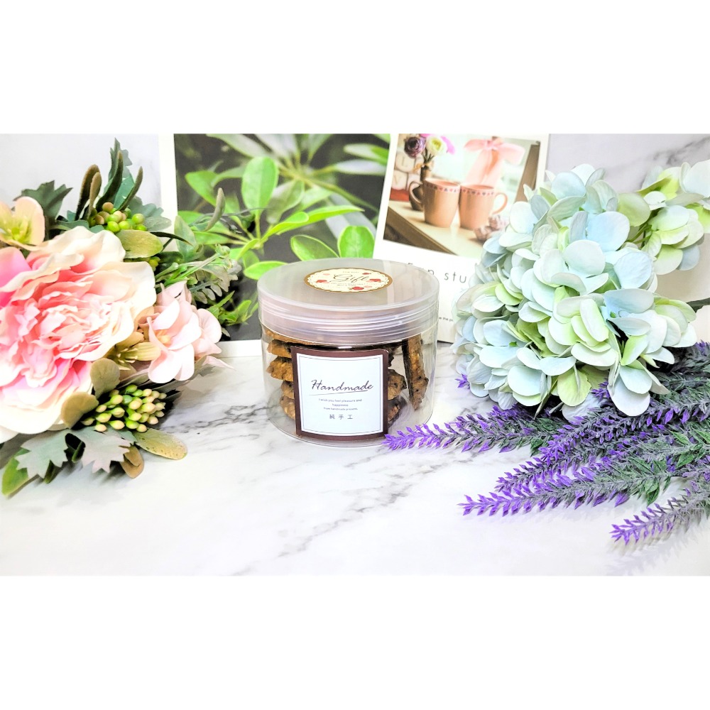 手工餅乾【艾咪手工坊】《大》透明硬殼罐裝餅乾~ 情人節 二次進場 婚禮小物 活動贈品零食 下午茶 同學會-規格圖9