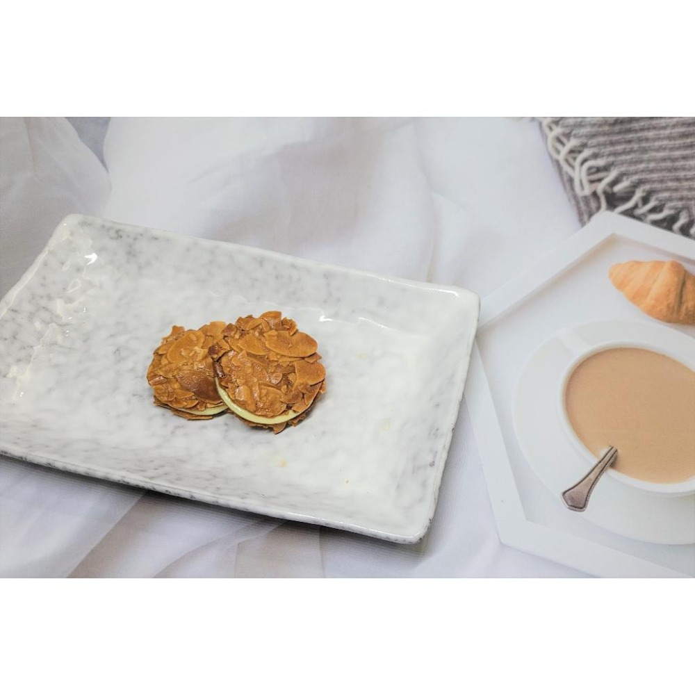 手工餅乾【艾咪手工坊】杏仁瓦片牛軋糖~伴手禮 禮盒 結婚 彌月 過年 婚禮小物 夾心 牛軋糖 甜點 下午茶 餅乾-細節圖5