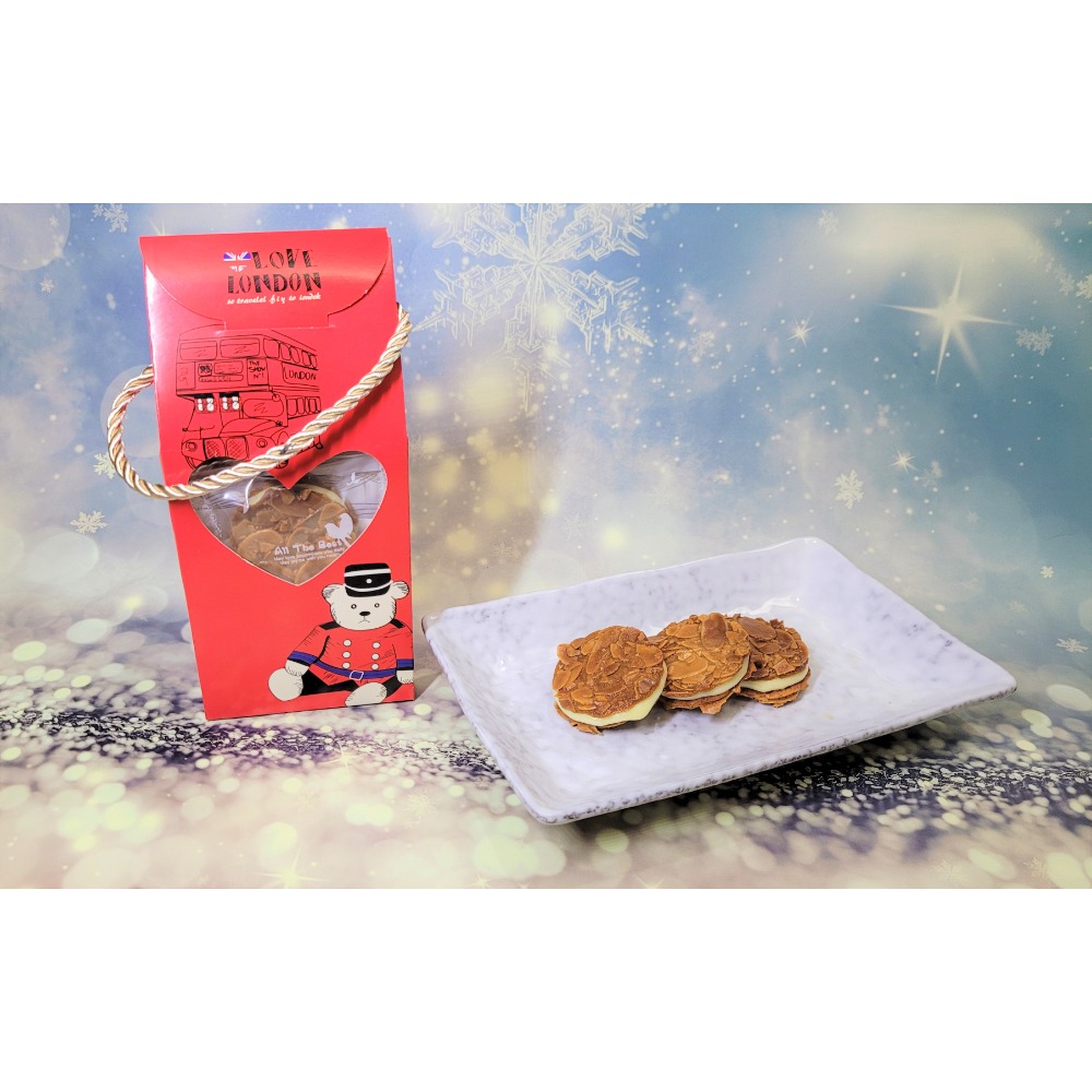 紅色英倫風 (手提盒) 10入一盒