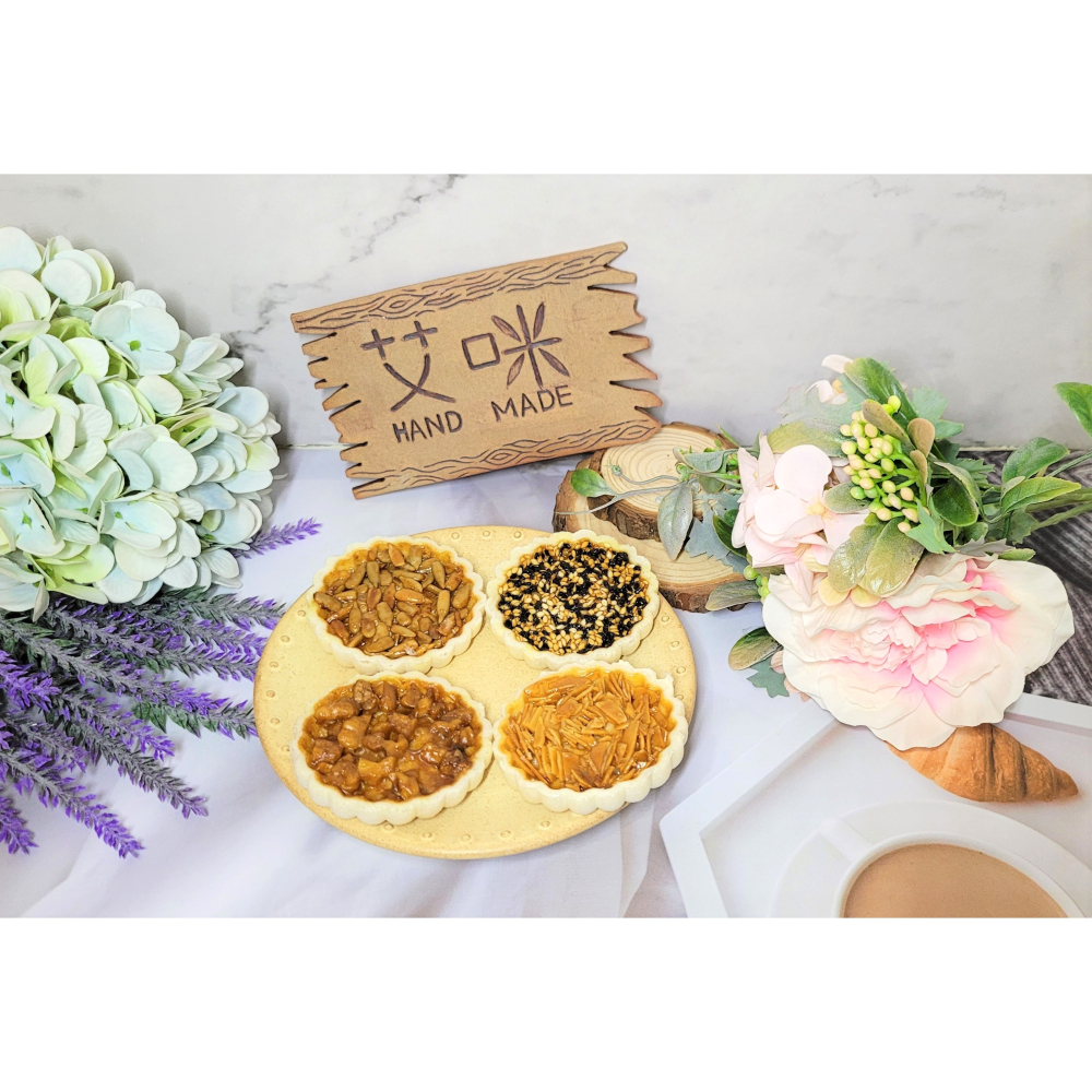 手工餅乾【艾咪手工坊】最中餅~糯米船 糯米殼 杏仁 堅果 結婚喜餅 彌月禮盒 過年禮盒 送禮 下午茶-細節圖2